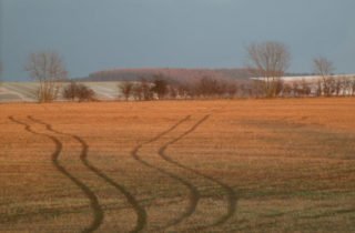 Ploughed field landscape photograph by Jacqui Morley to accompany article on dealing with a teenager's drug use